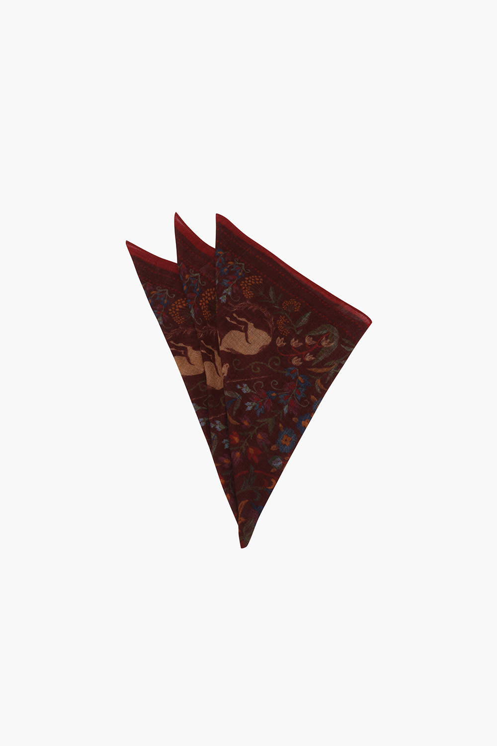 UNICORN 울 시누아즈리 패턴 스카프 BED140803